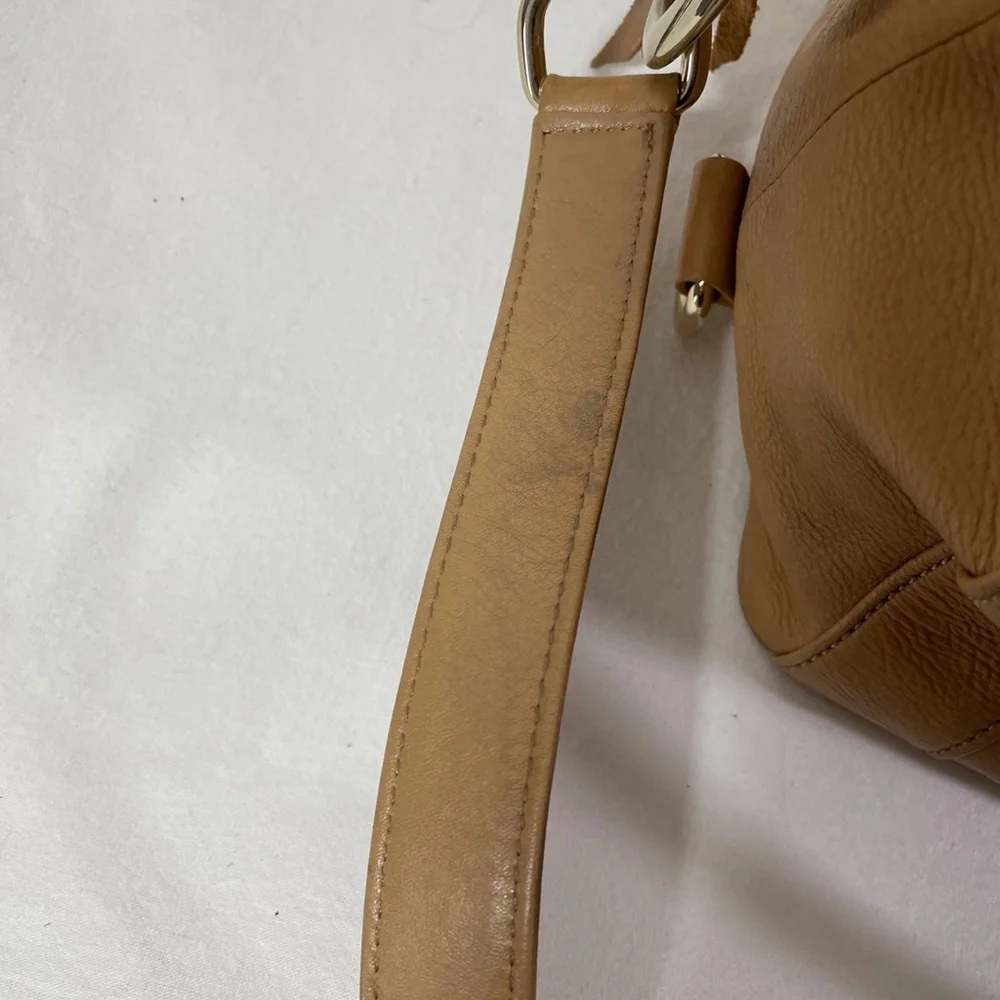 Rebecca Minkoff Morning After Bag MAB Caramel Leather Tote Satchel Crossbody